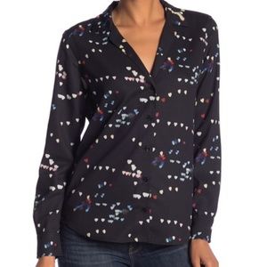 Equipment Adalyn Patterned Button Down Shirt